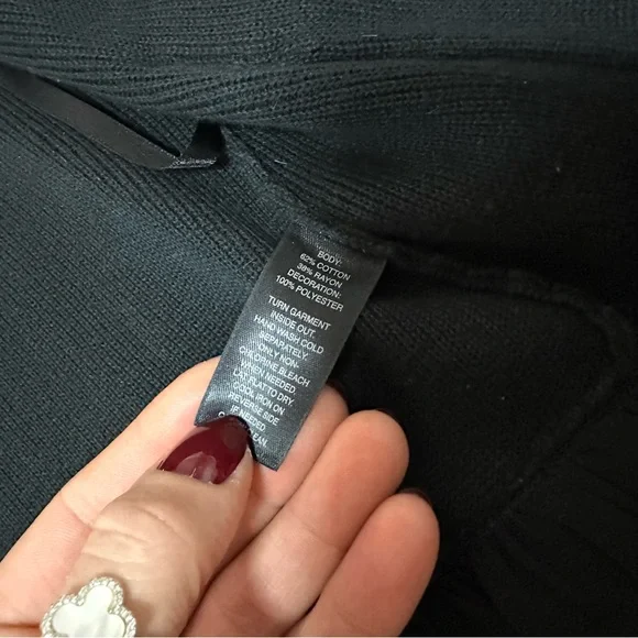 WHBM Pearl Embellished Knit Cardigan Jacket - Picture 8 of 12